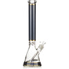 18" DG Wrap Thick 9mm Glass Beaker Bong w/ Pattern, by Diamond Glass - BKRY Inc.