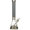 18" DG Wrap Thick 9mm Glass Beaker Bong w/ Pattern, by Diamond Glass - BKRY Inc.