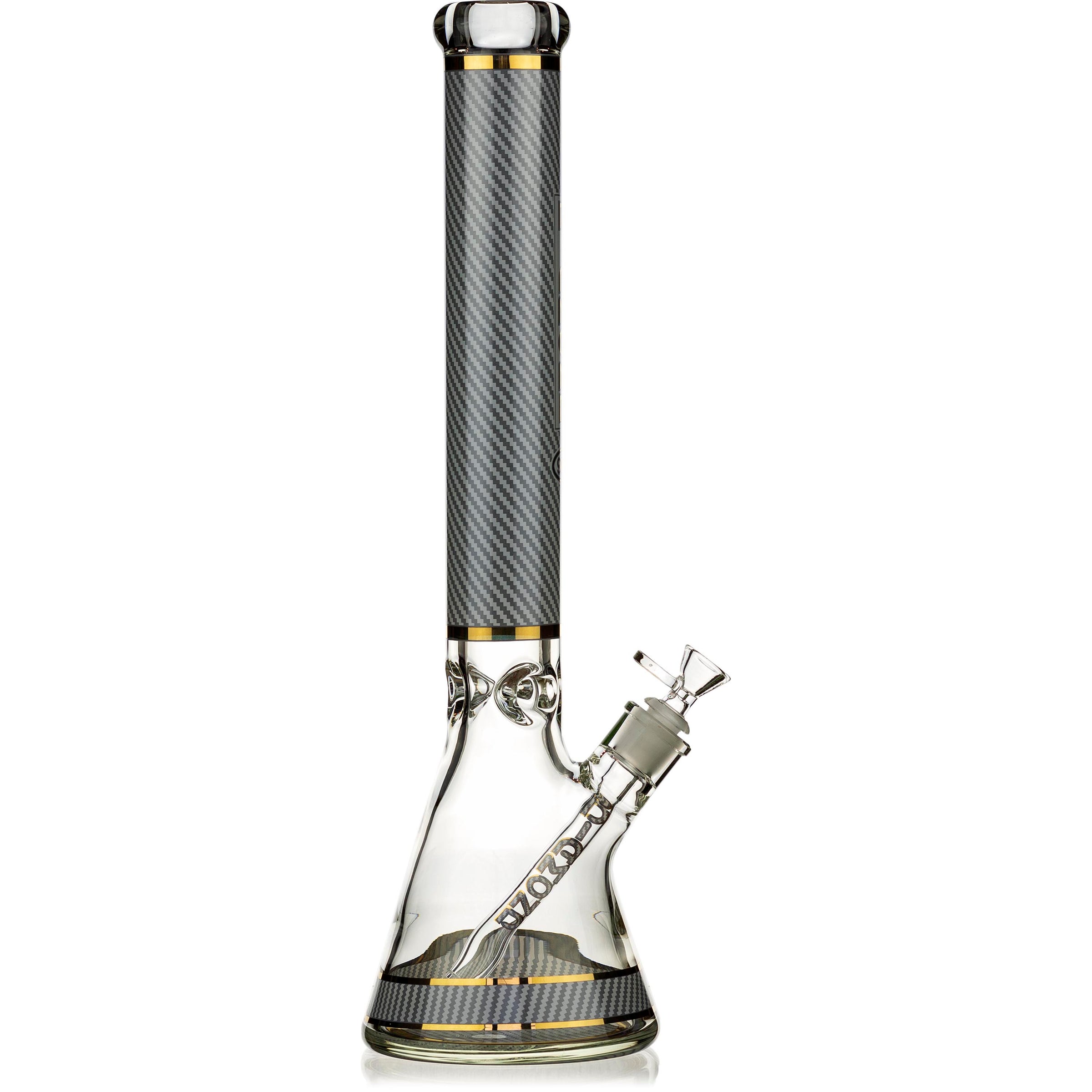 18" DG Wrap Thick 9mm Glass Beaker Bong w/ Pattern, by Diamond Glass - BKRY Inc.