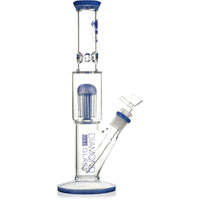 12" Straight 8-Arm Tree Percolator Bong, by Diamond Glass - BKRY Inc.