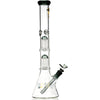 18" Thick 7mm Double Chamber Tree Perc Bong, by Diamond Glass - BKRY Inc.