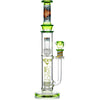 16” Reversal Wigwag Matrix Showerhead Stemless Bong, by Diamond Glass