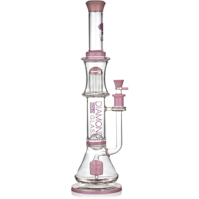 18” Triple Threat Showerhead honeycomb 11-Arm Beaker Bong, by Diamond Glass - BKRY Inc.