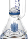 18” Triple Threat Showerhead honeycomb 11-Arm Beaker Bong, by Diamond Glass