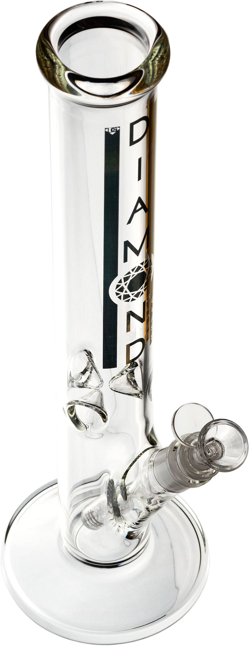 16" Signature Straight Tube Bong, by Diamond Glass