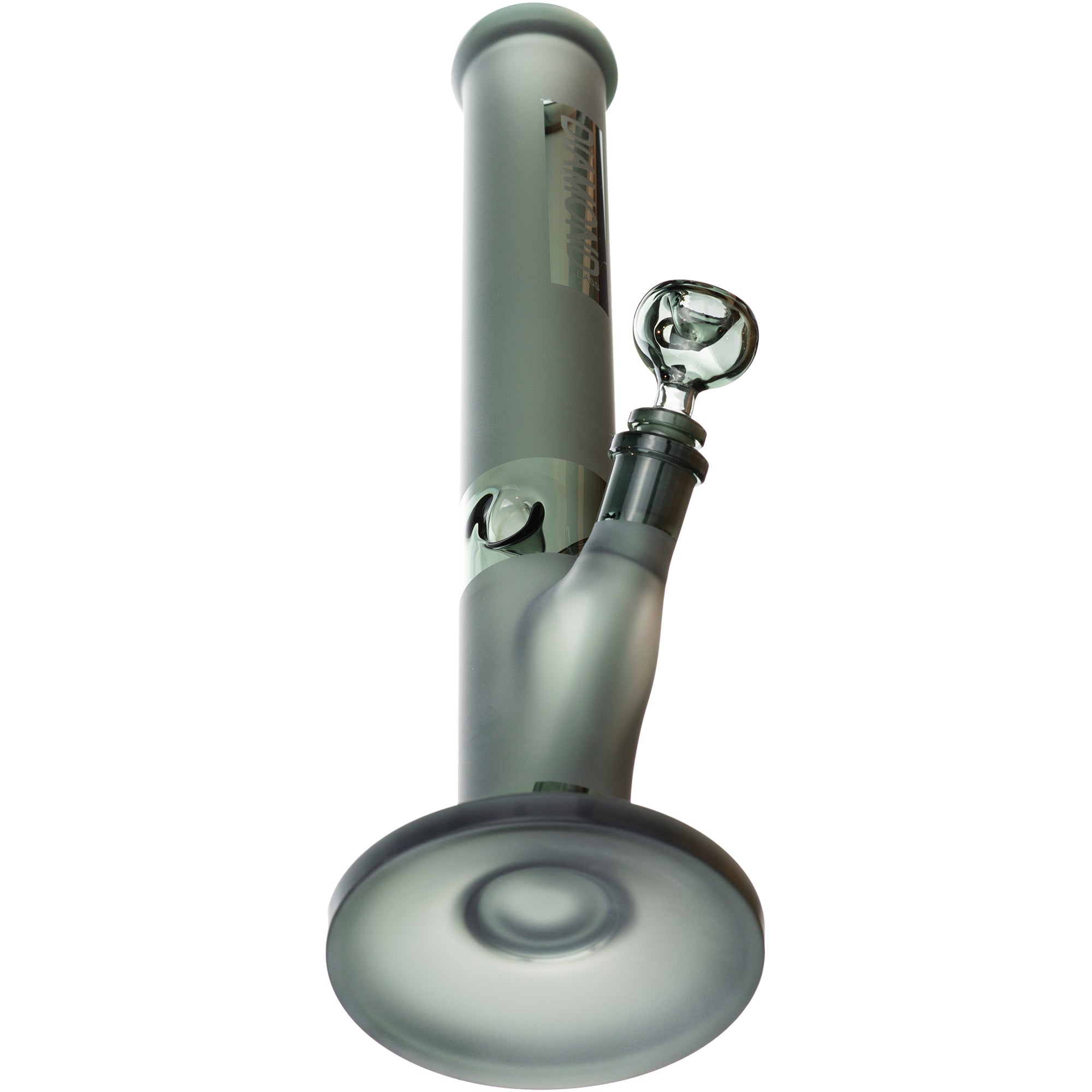 16” Frosted Straight Tube Bong, by Diamond Glass