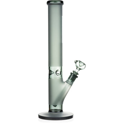 16” Frosted Straight Tube Bong, by Diamond Glass