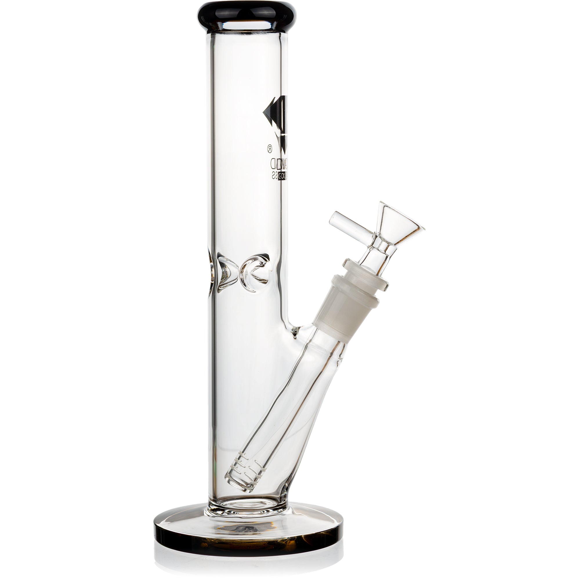 10" Straight Tube Bong, by Diamond Glass