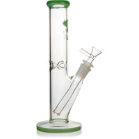 10" Straight Tube Bong, by Diamond Glass