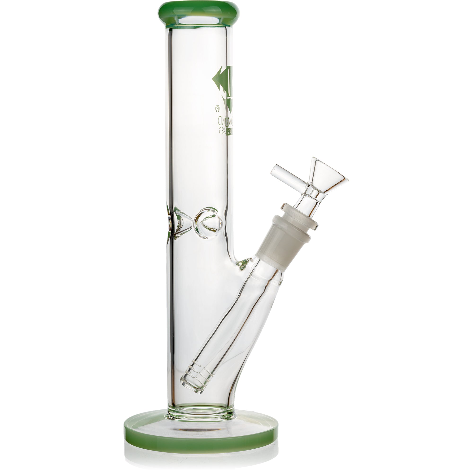 10" Straight Tube Bong, by Diamond Glass