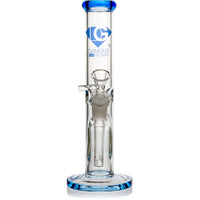 10" Straight Tube Bong, by Diamond Glass