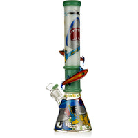 16" Sharknado Bong, by Cheech Glass
