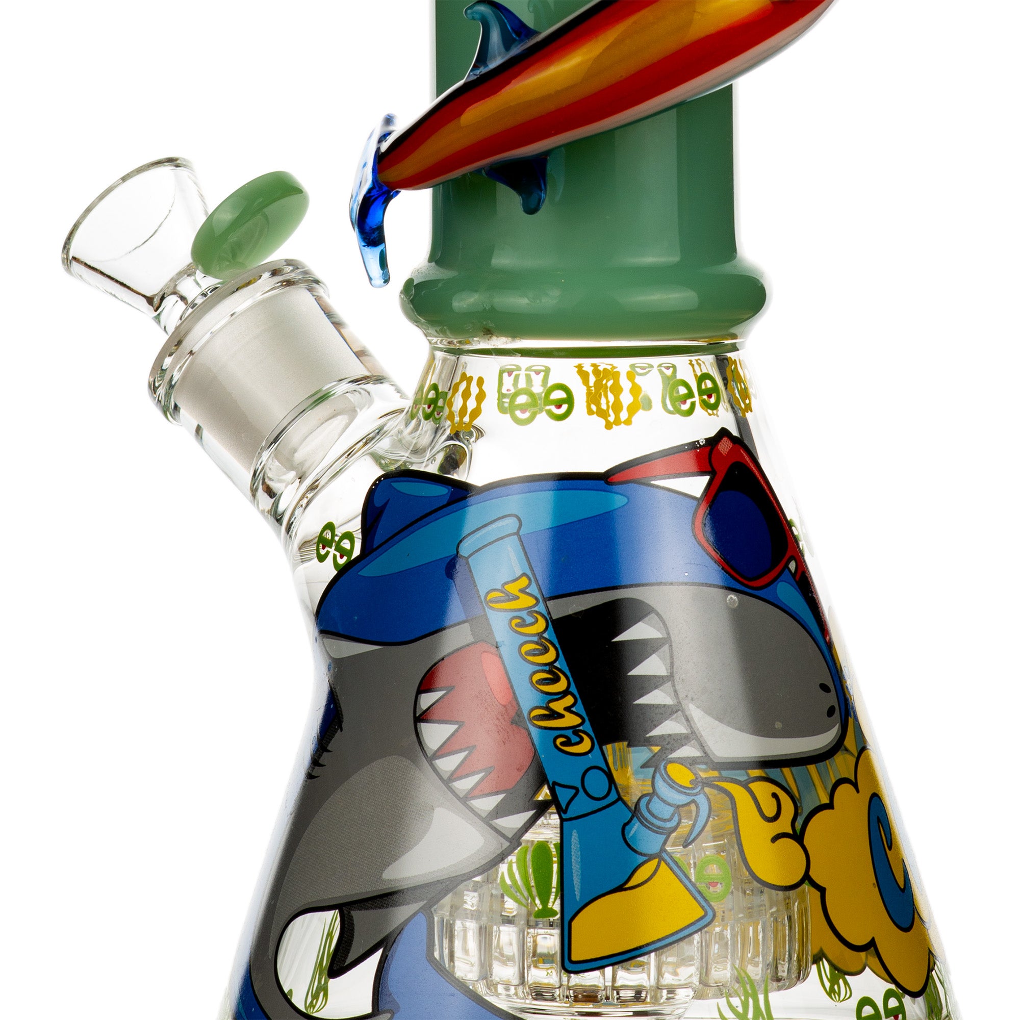 16" Sharknado Bong, by Cheech Glass