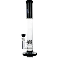 18" Straight Tube Bong w/ Inline Honeycomb Perc, by ICON Glass - BKRY Inc.