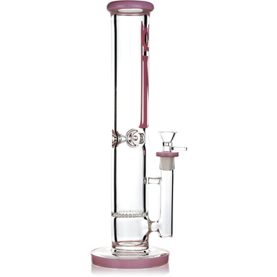 14” Single Honeycomb 7mm Straight Tube Bong, by On1 - BKRY Inc.