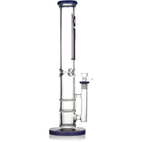 16” Double Honeycomb 7mm Straight Tube Bong, by On1