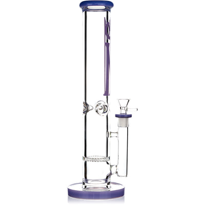 14” Single Honeycomb 7mm Straight Tube Bong, by On1 - BKRY Inc.