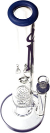 16” Double Honeycomb 7mm Straight Tube Bong, by On1
