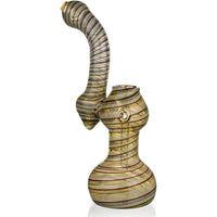 Sandstorm Striped Glass Bubbler - BKRY Inc.