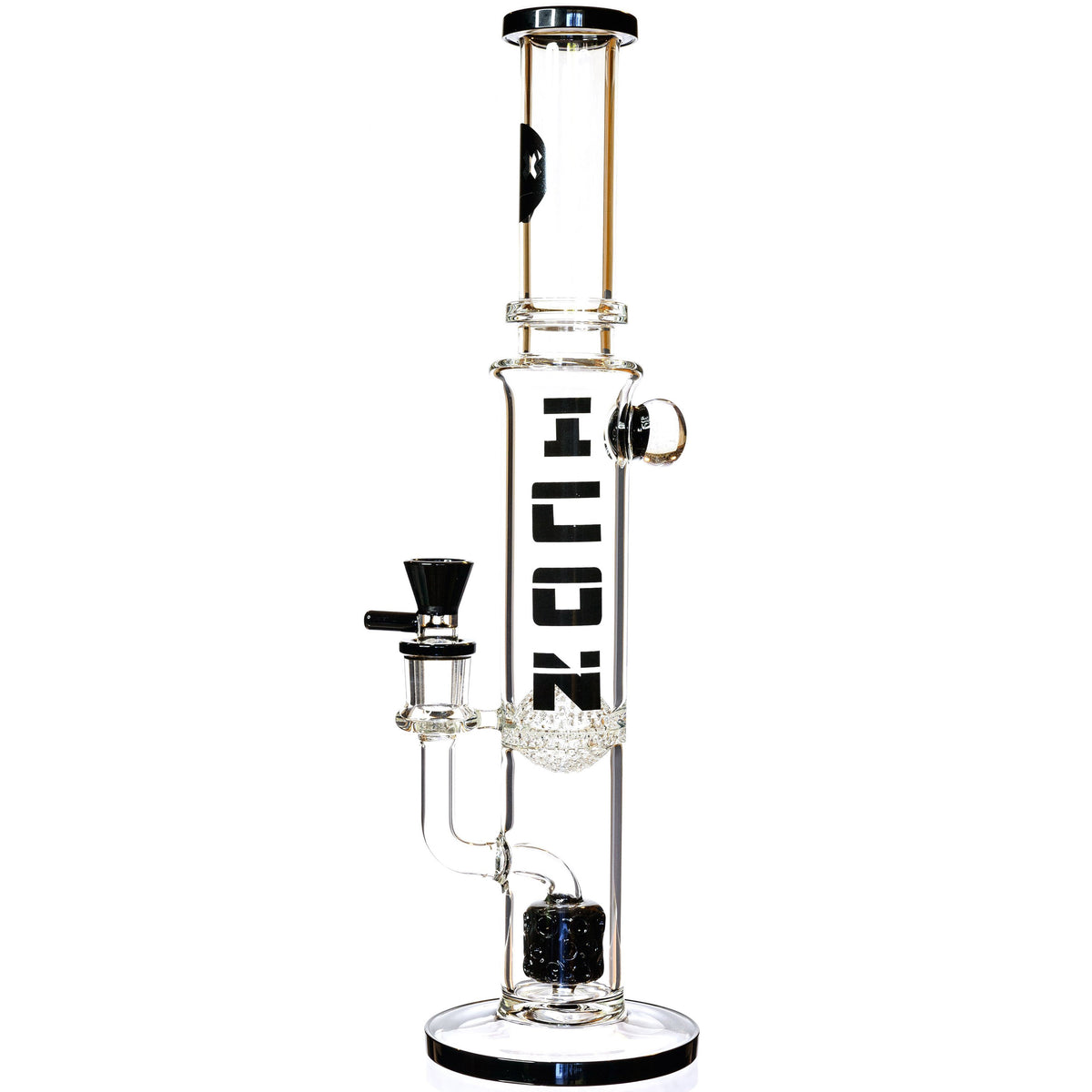 16" Highlife Straight Tube Bong w/ Sponge Perc, by ICON Glass - BKRY Inc.