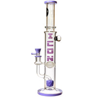 16" Highlife Straight Tube Bong w/ Sponge Perc, by ICON Glass - BKRY Inc.