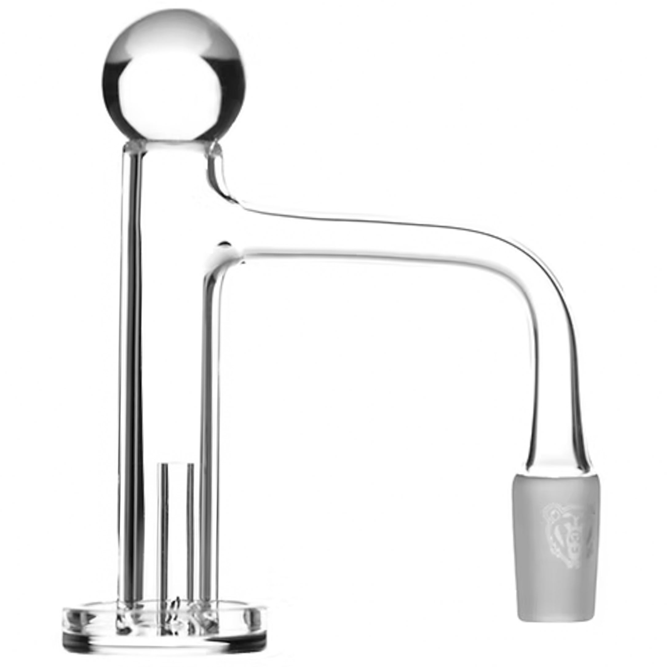 14mm 90˚ Angle V1 Tower Set Quartz Banger Nail, by Bear Quartz