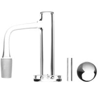 14mm 90˚ Angle V1 Tower Set Quartz Banger Nail, by Bear Quartz