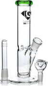 8" Straight Tube Bong, by Diamond Glass - BKRY Inc.
