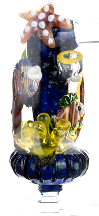9" Aquarium Rig, by MK100 Glass