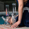 14" Heavy 9mm Beaker Bong, by ICON Glass - Bat Kountry
