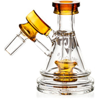 Pyramid Ash Catcher w/ 14mm Joint, 45˚ Angle, by Diamond Glass