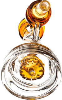 Pyramid Ash Catcher w/ 14mm Joint, 45˚ Angle, by Diamond Glass