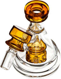 Pyramid Ash Catcher w/ 14mm Joint, 45˚ Angle, by Diamond Glass