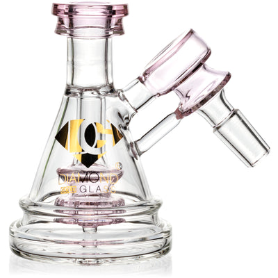 Pyramid Ash Catcher w/ 14mm Joint, 45˚ Angle, by Diamond Glass - BKRY Inc.