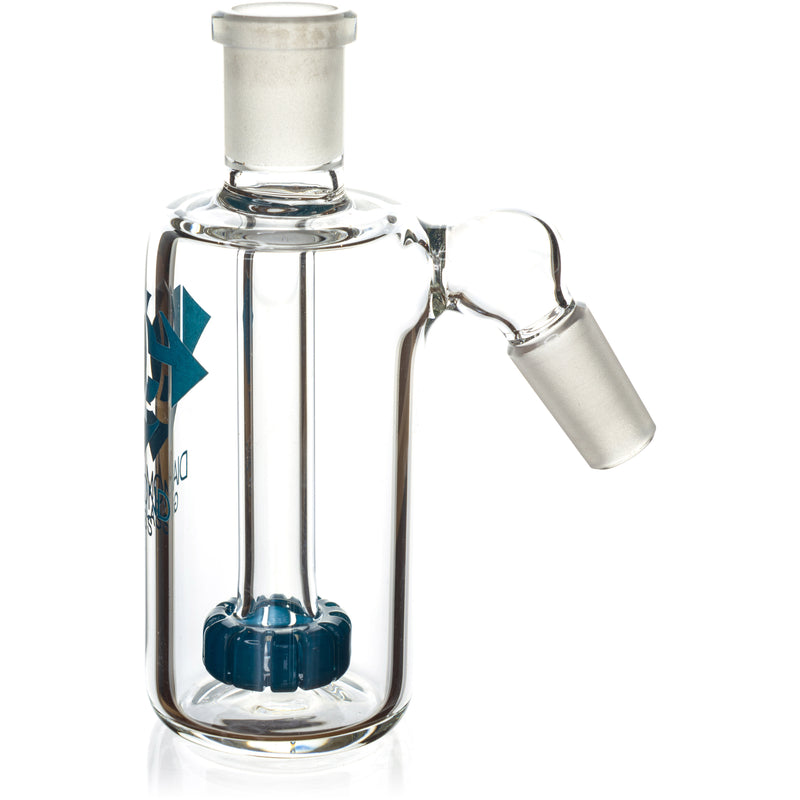 Ash Catcher w/ 14mm Joint, 45˚ Angle, Showerhead Perc, by Diamond Glass - Bat Kountry