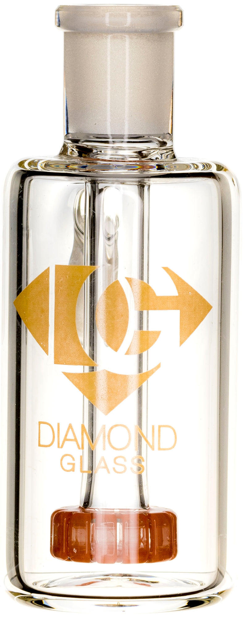 Ash Catcher w/ 14mm Joint, 45˚ Angle, Showerhead Perc, by Diamond Glass - Bat Kountry