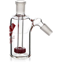 Ash Catcher w/ 14mm Joint, 45˚ Angle, Showerhead Perc, by Diamond Glass - Bat Kountry