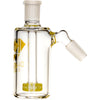 Ash Catcher w/ 14mm Joint, 45˚ Angle, Showerhead Perc, by Diamond Glass - Bat Kountry