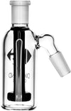 Ash Catcher w/ 14mm Joint, 45˚ Angle, Showerhead, by Diamond Glass - Bat Kountry