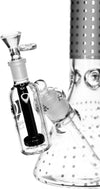 Ash Catcher w/ 14mm Joint, 45˚ Angle, Showerhead, by Diamond Glass - Bat Kountry