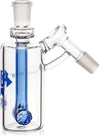 Ash Catcher w/ 14mm Joint, 45˚ Angle Hammerhead Perc, by Diamond Glass - Bat Kountry