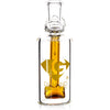 Ash Catcher w/ 14mm Joint, 45˚ Angle Hammerhead Perc, by Diamond Glass - Bat Kountry