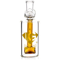 Ash Catcher w/ 14mm Joint, 45˚ Angle Hammerhead Perc, by Diamond Glass - Bat Kountry