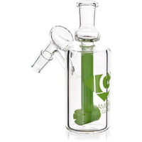 Ash Catcher w/ 14mm Joint, 45˚ Angle Hammerhead Perc, by Diamond Glass - Bat Kountry