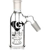 Ash Catcher w/ 14mm Joint, 45˚ Angle, Double Showerhead, by Diamond Glass