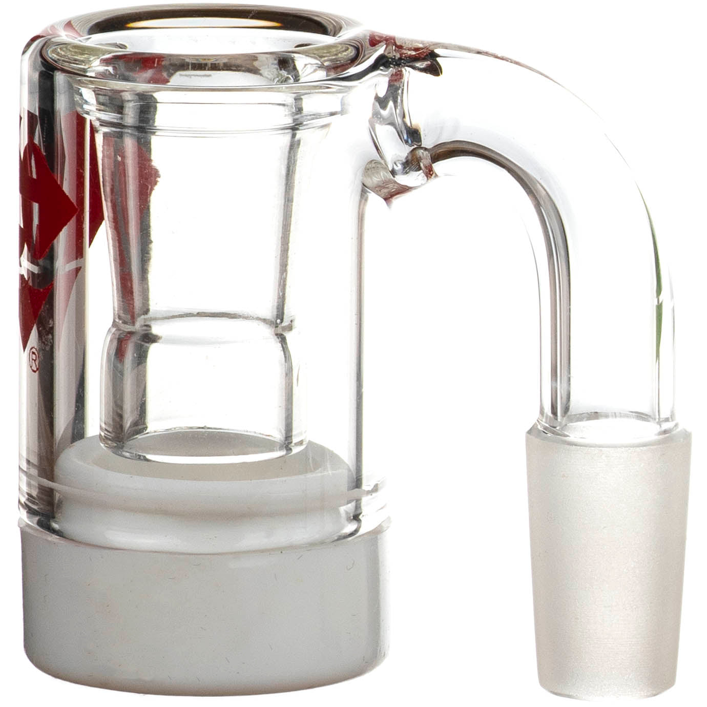 Ash Catcher Reclaimer w/ 14mm Joint, 90˚ Angle, by Diamond Glass