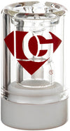 Ash Catcher Reclaimer w/ 14mm Joint, 90˚ Angle, by Diamond Glass