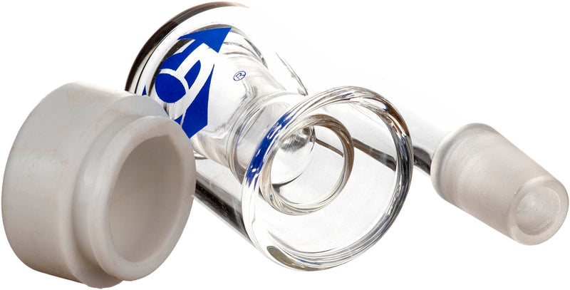 Ash Catcher Reclaimer w/ 14mm Joint, 90˚ Angle, by Diamond Glass