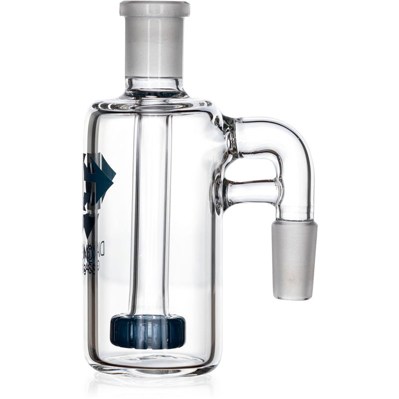 Ash Catcher w/ 14mm Joint, 90˚ Angle, Showerhead Perc, by Diamond Glass - Bat Kountry