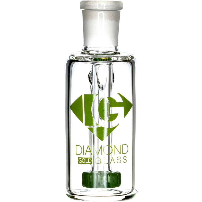 Ash Catcher w/ 18mm Joint, 90˚ Angle, Showerhead Perc. by Diamond Glass - Bat Kountry